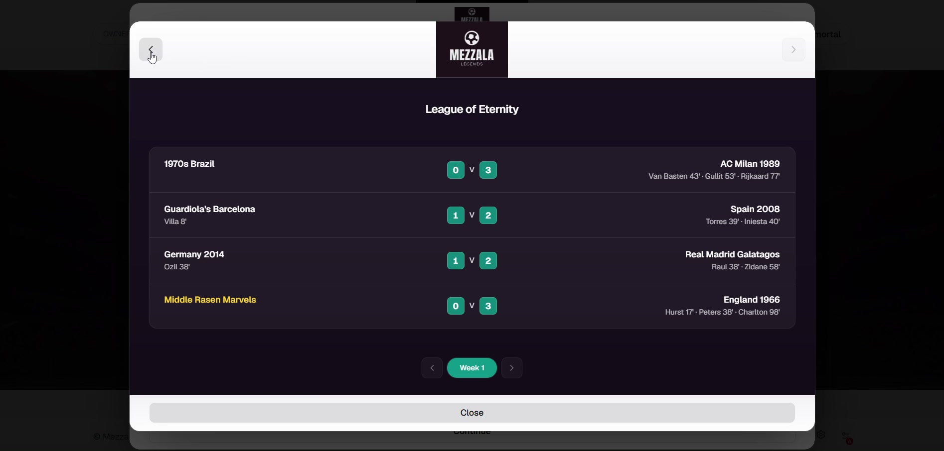 Mezzala Legends — screen 4