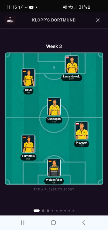 Mezzala Legends on mobile