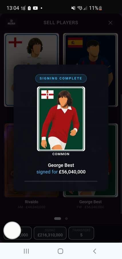Mezzala Legends on mobile
