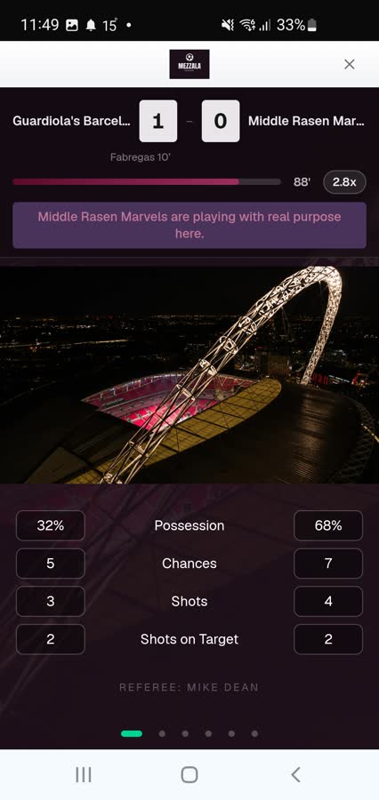 Mezzala Legends on mobile