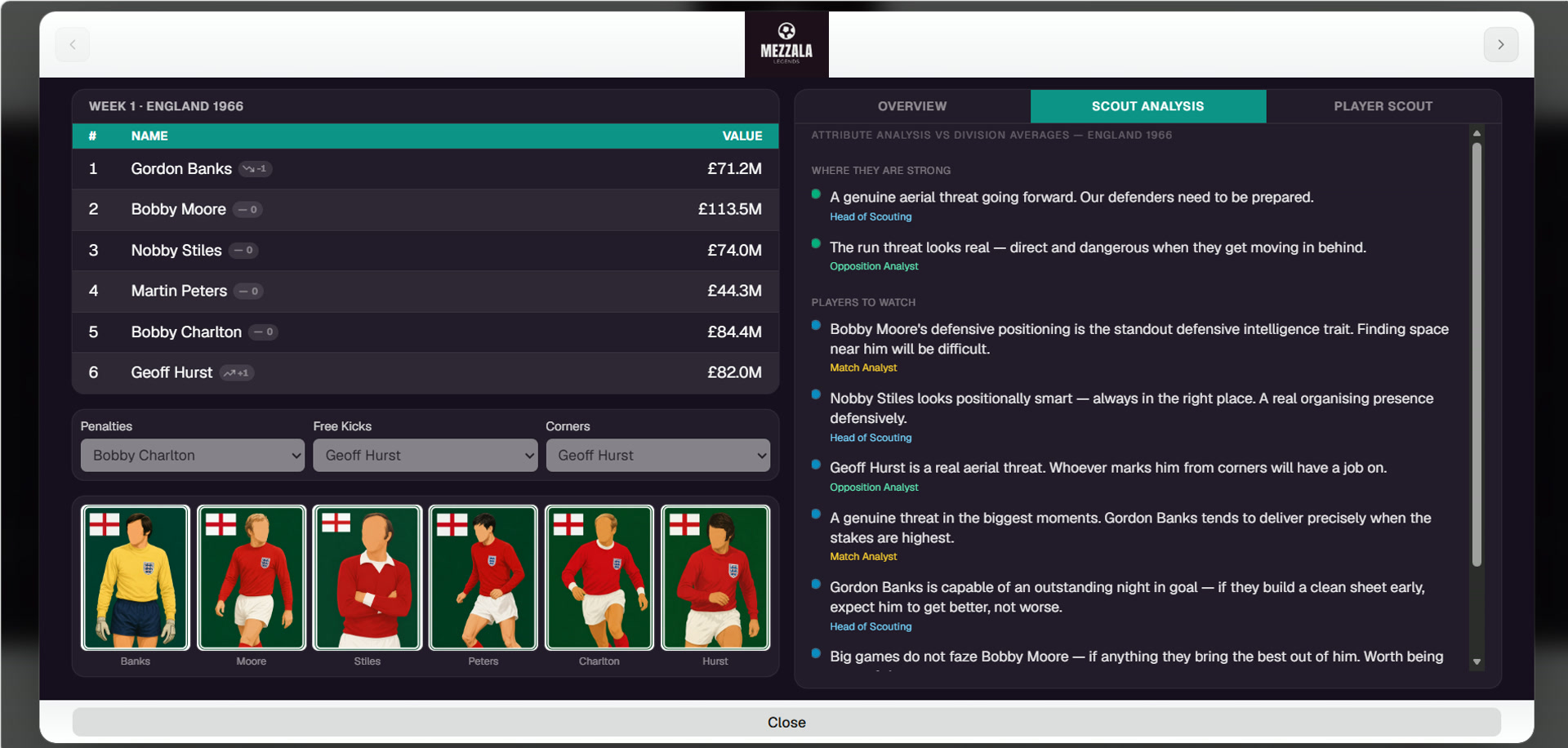 Mezzala Legends — screen 2